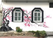 2. 계림로 벽화골목(매화)