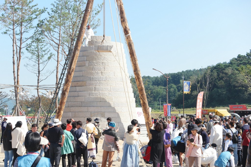 첨성대 축조재현 (2)