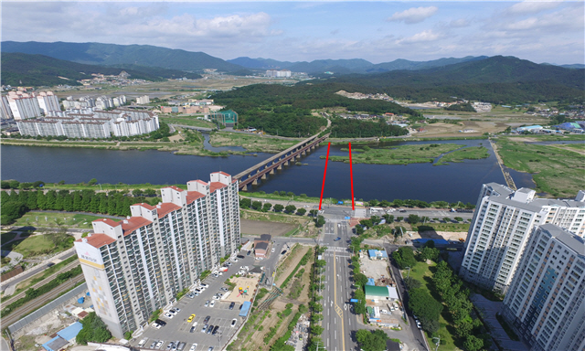 1. 가칭 유림대교 건설 예정지