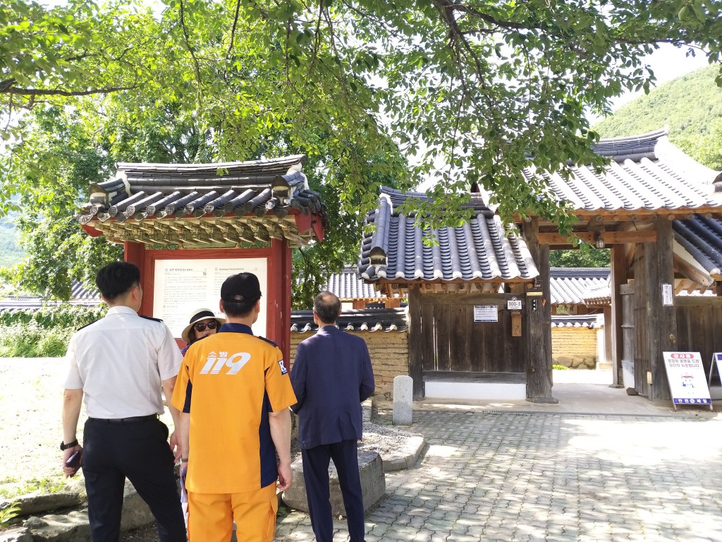 20190724 이창수 경주소방서장 세계문화유산 화재예방 지도 방문(1)