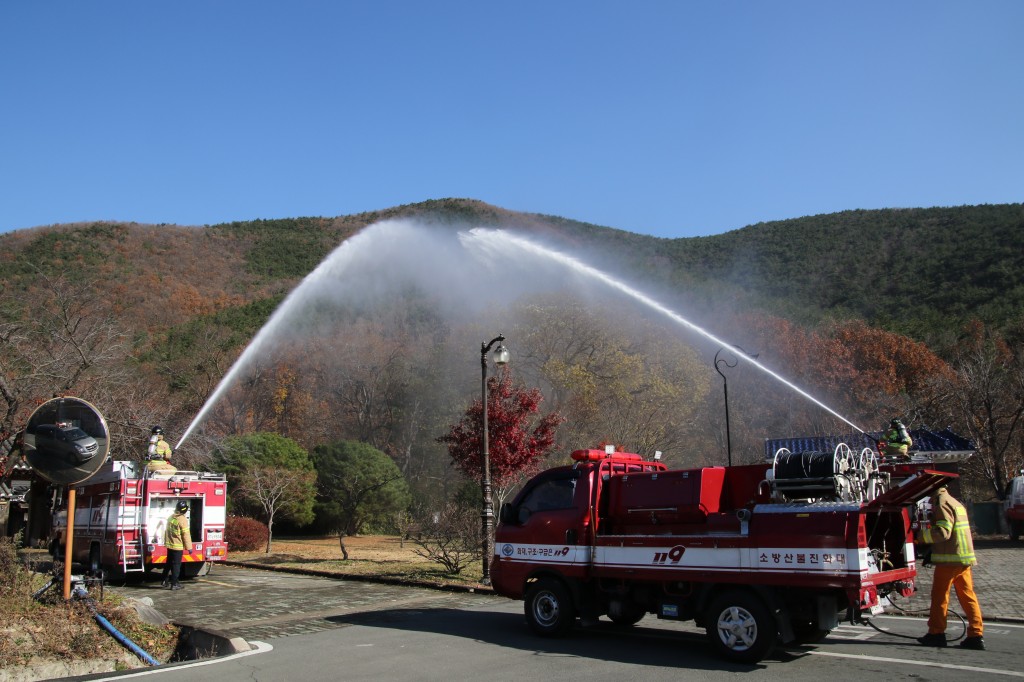 20191129 경주소방서 중요 목조문화재 및 산불 대응 합동소방훈련 실시(5)