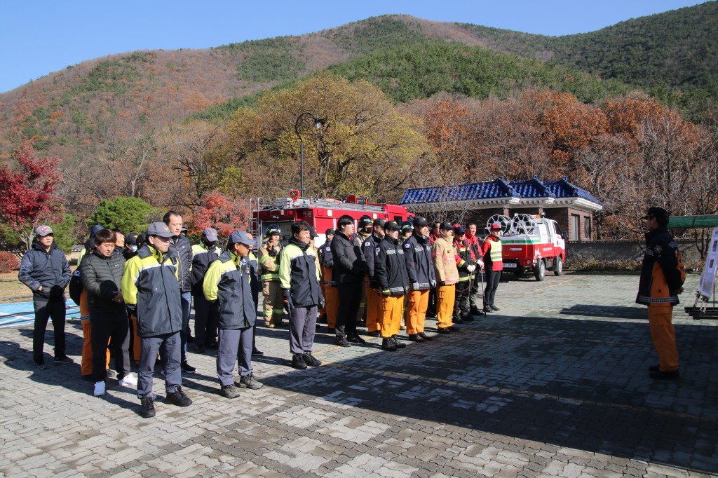 20191129 경주소방서 중요 목조문화재 및 산불 대응 합동소방훈련 실시(6)
