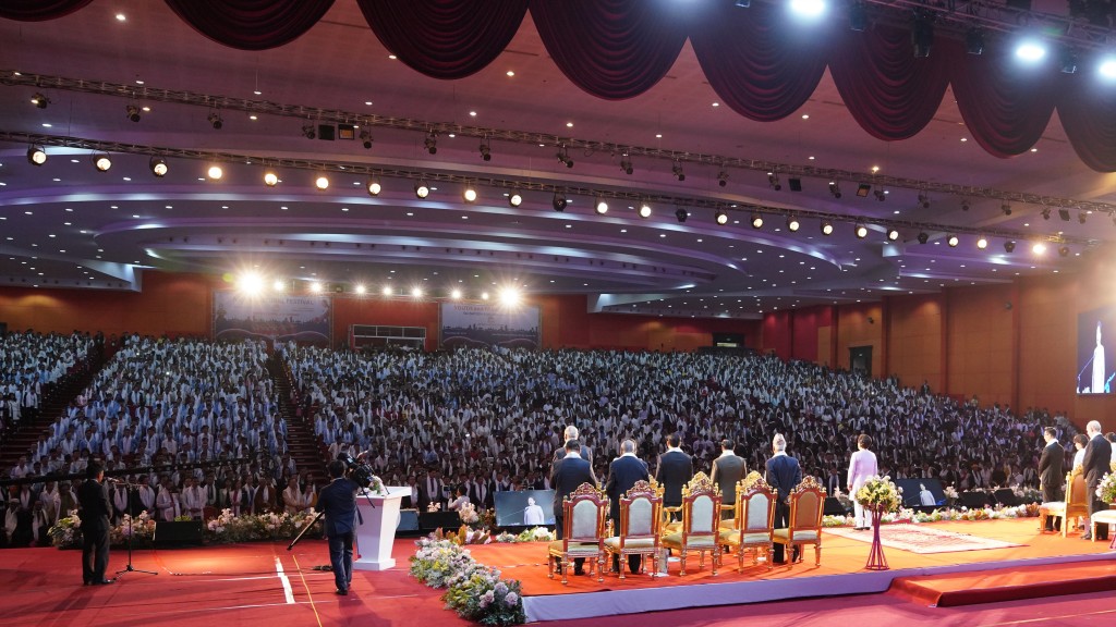 국가건설과 평화를 위한 청년 및 가정 페스티벌 전경