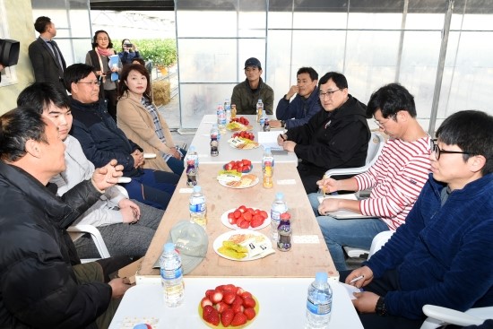 시장님-귀농인 간담회