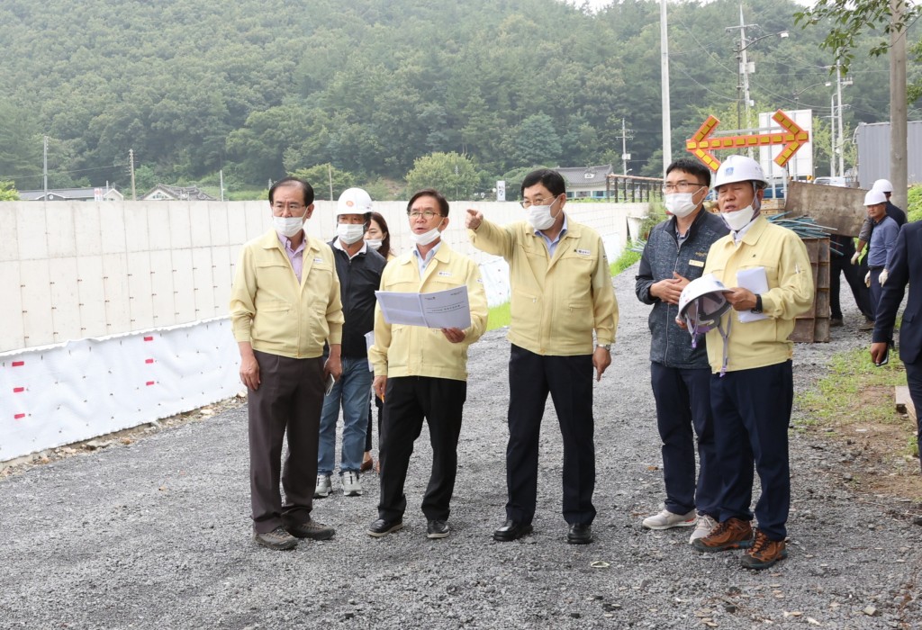 주낙영 경주시장, 호우 대비 재해복구사업장 현장 점검 실시 (1)