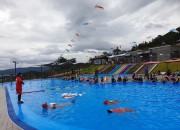 7. 경주화랑마을 수영장의 특별 이벤트(청소년지도사 시범)