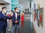지난 15일 경주엑스포대공원 문화센터에서 열린 포항예고 정기작품전 오프닝 행사가 진행됐다.