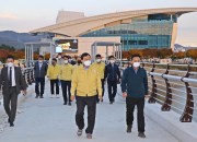 1. 주낙영 경주시장, 부산국토관리청 시행 ‘형산강 공도교’ 건설현장 방문 (2)