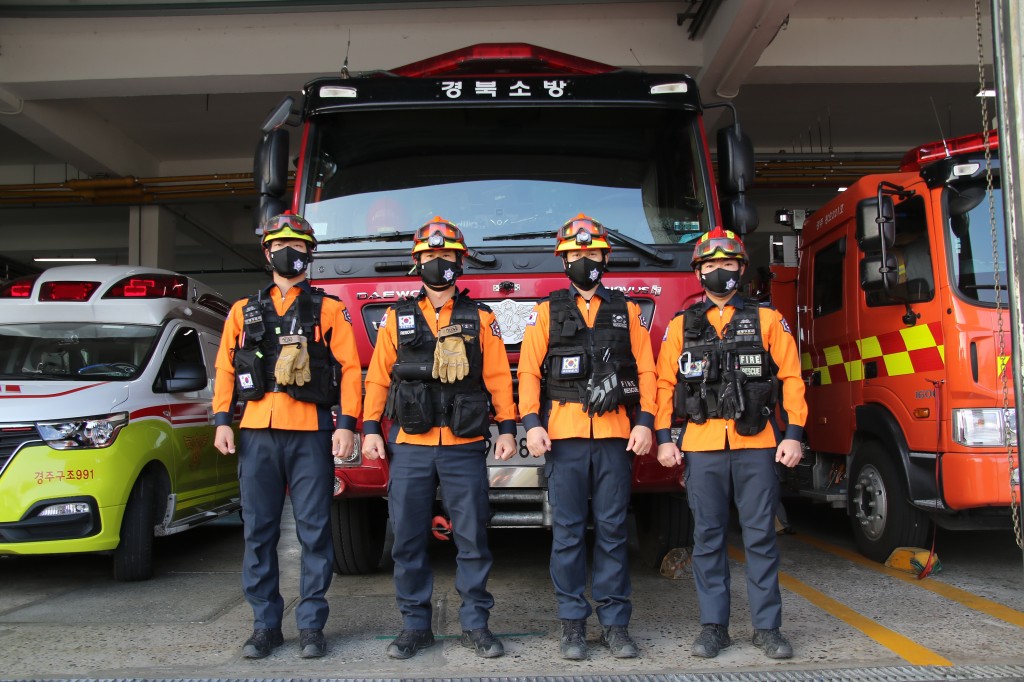 [보도자료 사진] 사진 왼쪽부터 김수영, 한민식(팀장), 김영배, 안찬호 대원 (1)