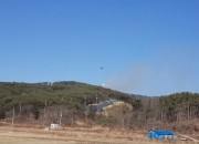 0305 경주시 문무대왕면 어일리 산불화재 헬기 진압 사진 1