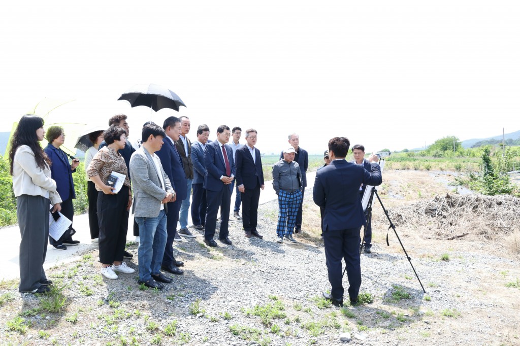 1. 북경주 파크골프장 조성 현장 방문해 진행상황 점검