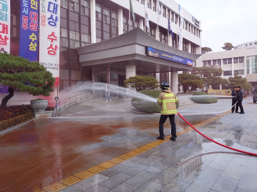 6-1. 청사 화재 대비 합동 소방훈련 성공리 종료