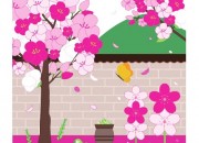 벚꽃축제 변경 포스터