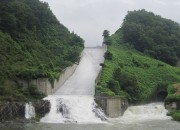 사진6(힌남노 덕동댐 여수로 월류전경)